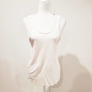 Zara White Tank Top Size Large
